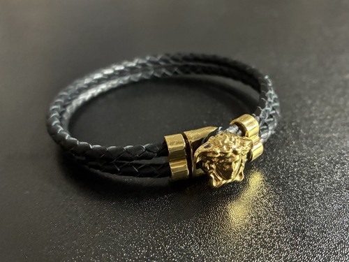 Versace gold medusa black - medusa, w/