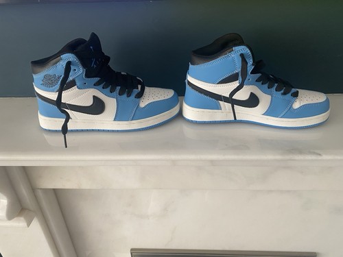 Junior blue white ankle - blue,