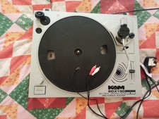 Two DJ Turntables and A Mixer