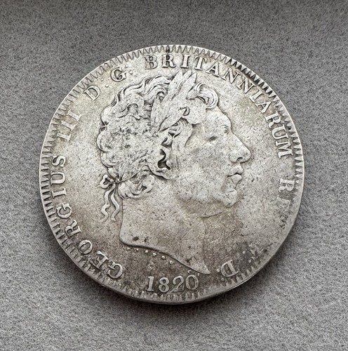 1820 one crown king george - -,