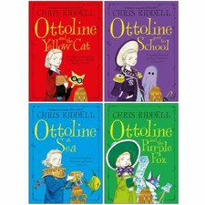Ottoline Series 4 Books Children Collection Pack Paperback Set By Chris Riddell