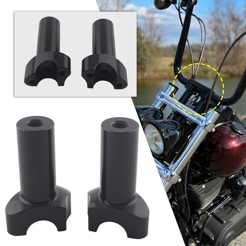 Straight handlebar risers - 3.5",