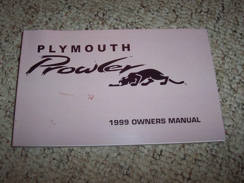 1999 plymouth prowler - plymouth, roadster