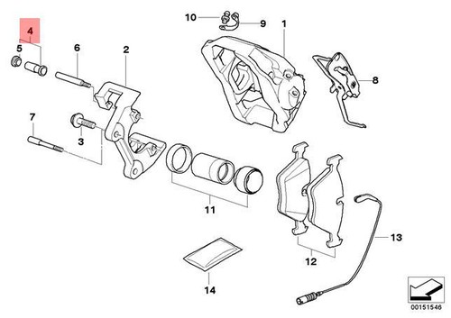 Genuine bmw e60 e61 front - genuine,