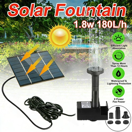 Solar fountain water - solar,
