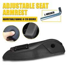 Universal Adjustable PU Leather Car SUV Seat Armrest Console Box Arm Rest Left