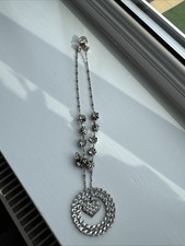 Otazu Sterling Silver Swarovski Crystal Necklace