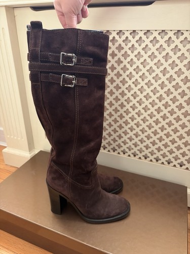 Vintage gucci brown suede - gucci,