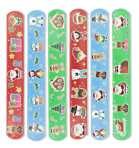 Christmas snap bracelets - christmas,