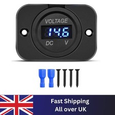 DC 12V-24V LED Digital Voltmeter Battery Voltage Meter Monitor Gauge Car Boat
