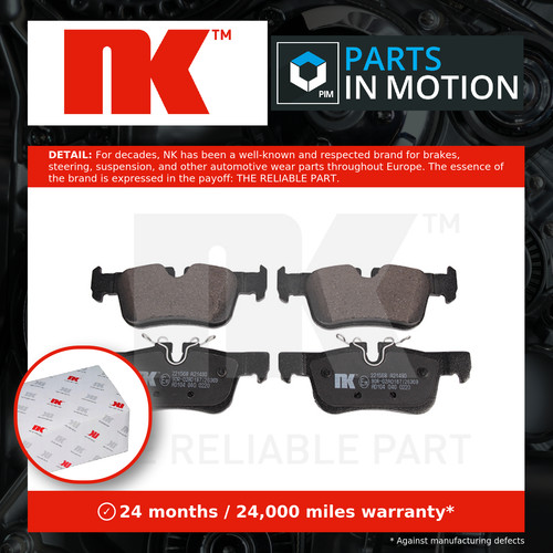 Brake pads set - pads, fits