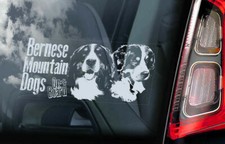 Bernese Mountain Dog Car Sticker - Berner Sennehund Dog On Board Decal - V03