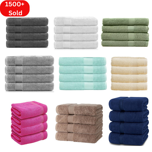 Bath towels 100 premium - bath,