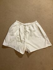 Rare Admiral Vintage Crisp White Nylon Football Shorts 38W - Last Pair 