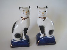 Staffordshire Cats Antique