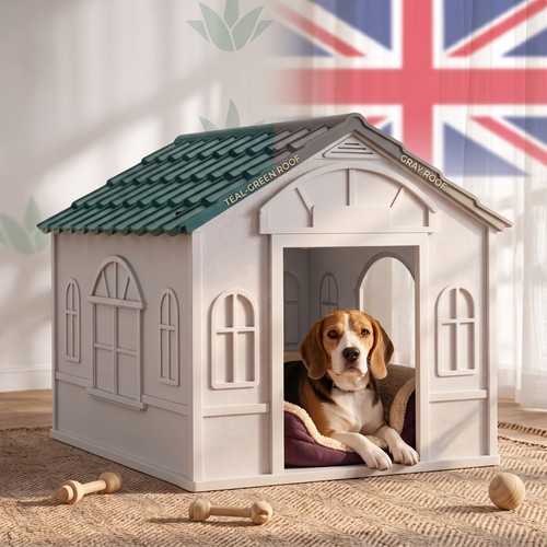 Pawhut dog house outdoor - pawhut,