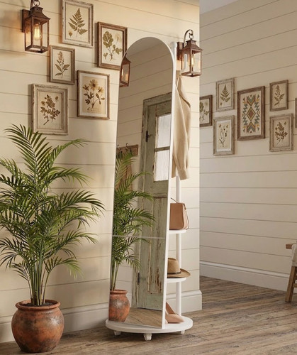 Full length mirror coat rack - full,