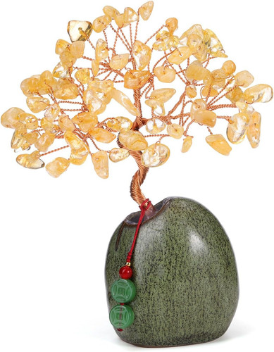 Citrine crystal tree - citrine, of