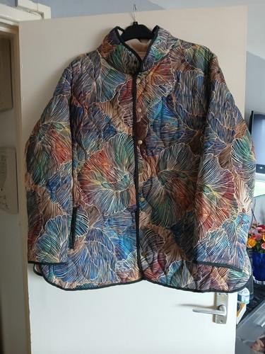 Quilted multi colour jacket - quilted,