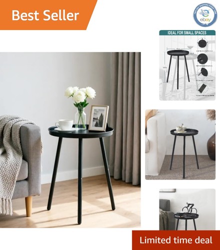Sleek legged side table - side,