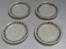Set of Four (4)  Royal Albert Paragon Belinda Bone China Saucers