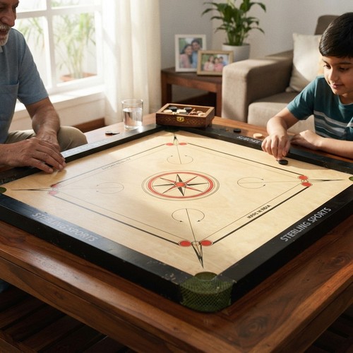 Traditional indian carrom - traditional,