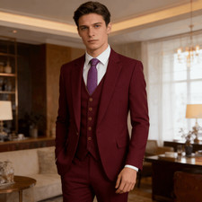 Premium Men's 3Piece Solid