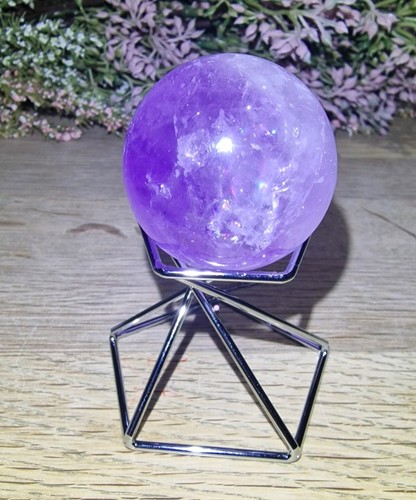Amethyst crystal sphere - crystal,