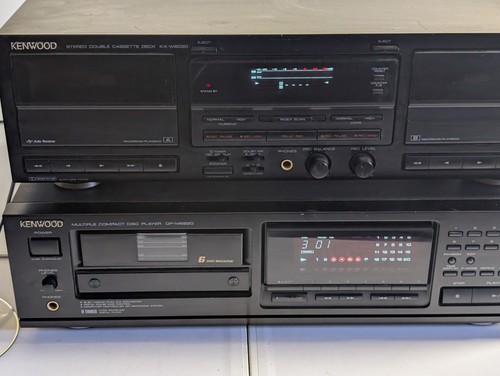 Kenwood w6030 dual cassette - kenwood,