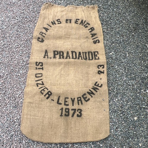 Vintage french hessian - french,