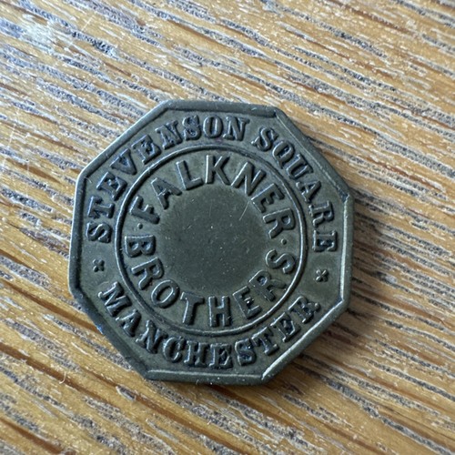 Brass token for falkner - token,