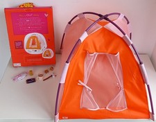 Our Generation Doll All Night Campsite Tent Marshmallows Cookie S'mores Mug Choc