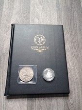 Coin Album Storage Book and 4 Coins for Collectors and Collectors
