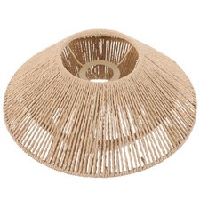 Rattan Lampshade Pendant Light Cover Wicker Lamp Shade Ceiling Light Cover NEW