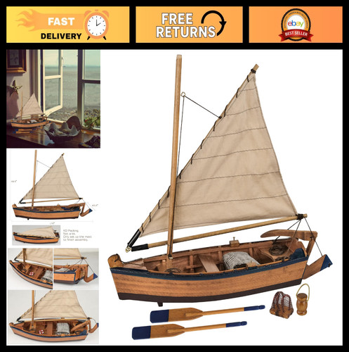 Wooden fishing boat model - boat,