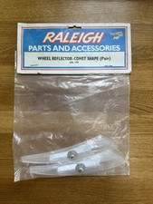 Old School Raleigh Aero Pro Burner Wheel Reflectors. NOS, in original packaging