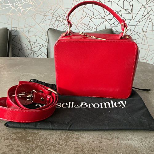Russell bromley red leather - &,