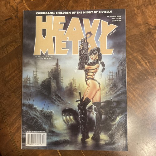 Heavy metal magazine october - metal,