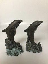 Pair of Bronze Marine