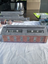 N Gauge Already Built Two Lane Cardboard Engine Shed
