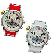 Oskar Emil LANCER Men's Large  Quality Sports Chronograph Stainless Steel Watch