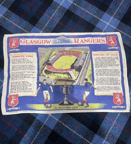 Glasgow rangers tea towel - tea,