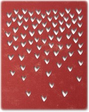 Sizzix Thinlits Die Set 4 Pack 664415 Falling Hearts by Tim Holtz,