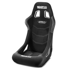 Sparco Sprint + Steel Frame Seat - Black, Standard Size, FIA Approved