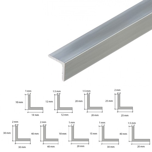 Aluminium angle trim corner - aluminium,