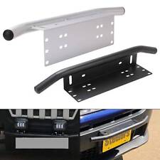 Car License Plate Frame Number Plate Bull Bar Bumper Mount Bracket LED Light UK