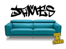 Personalised Graffiti wall art name sticker decal, any name kids bedroom 1