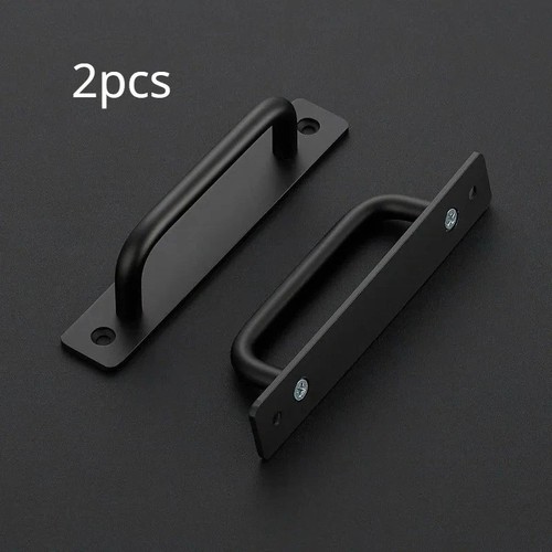 2pcs black door pull - pull, handles