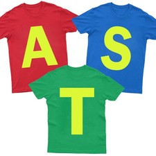 Group Costume 3 Outfit Matching T-Shirt Chipmunks Halloween Fancy Dress Tee Top