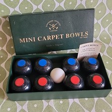 Mini Carpet Bowls Vintage Game Townsend Croquet Limited Boxed Indoor Family Fun